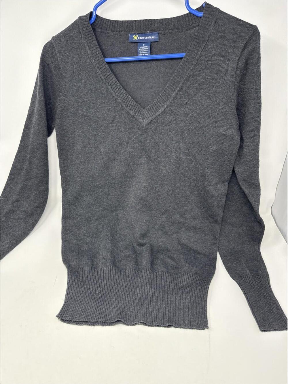 Body Central Size Small Long Sleeve Sweater Grey